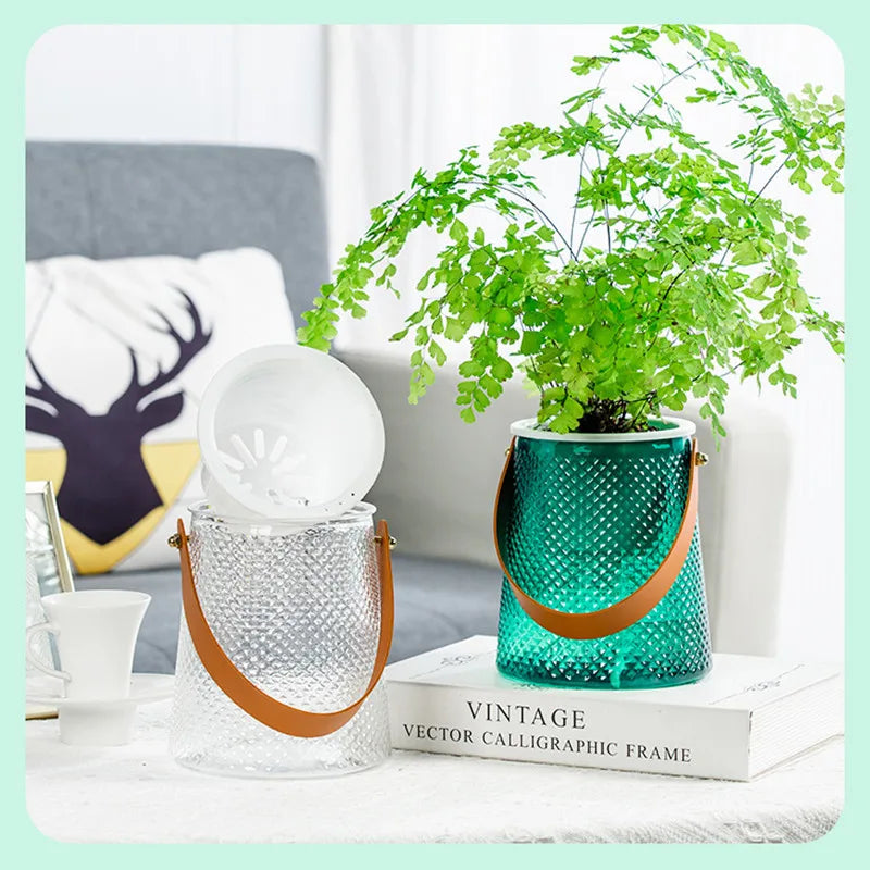 Self Watering Plastic Flower Pot