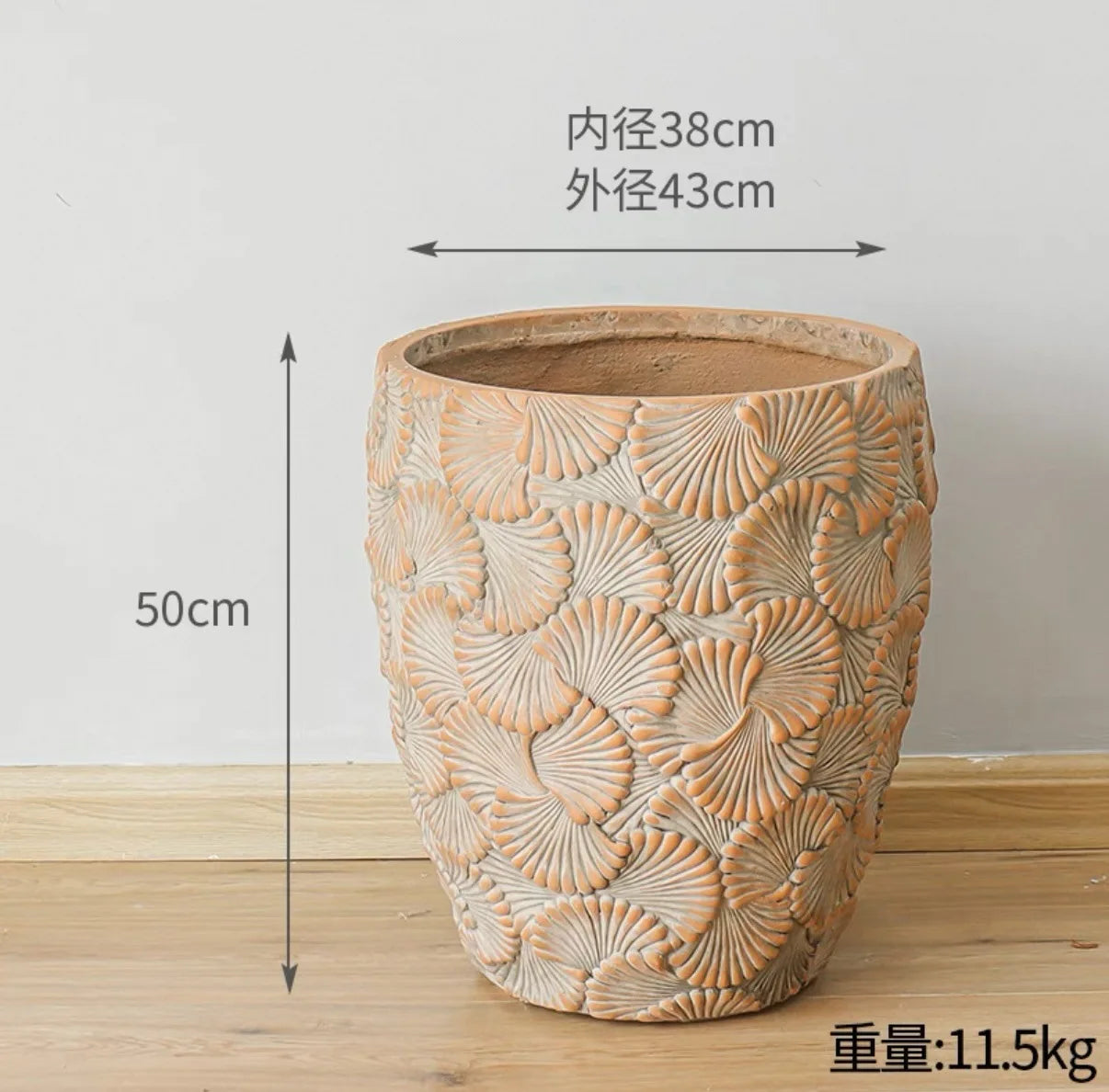 Petals Cement Flower Pot (Indoor/Outdoor)