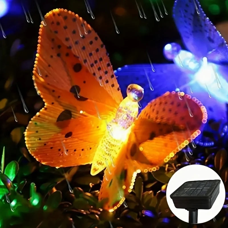 Fiber Optic Butterfly Lights (Solar Powered)