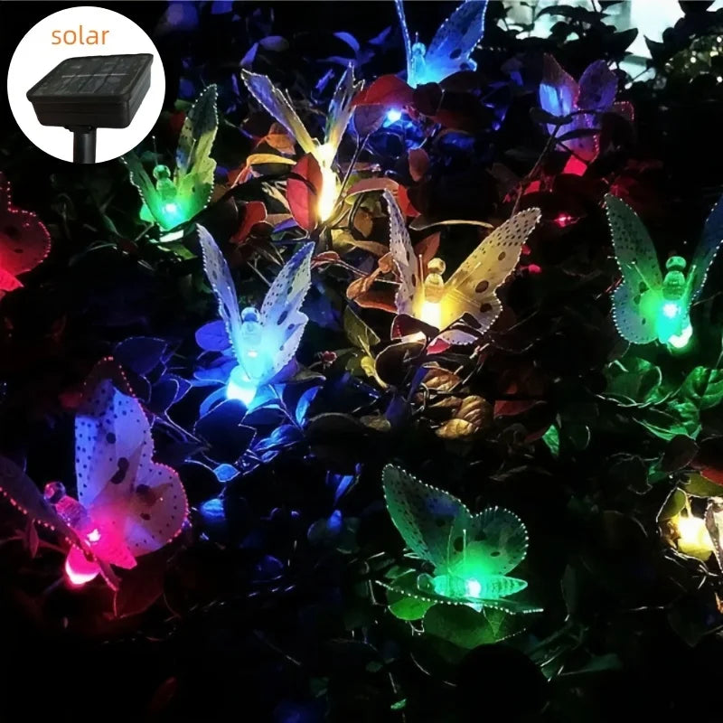 Fiber Optic Butterfly Lights (Solar Powered)