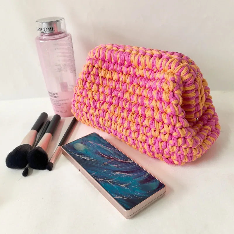 Hand-Crocheted Make-up Bag