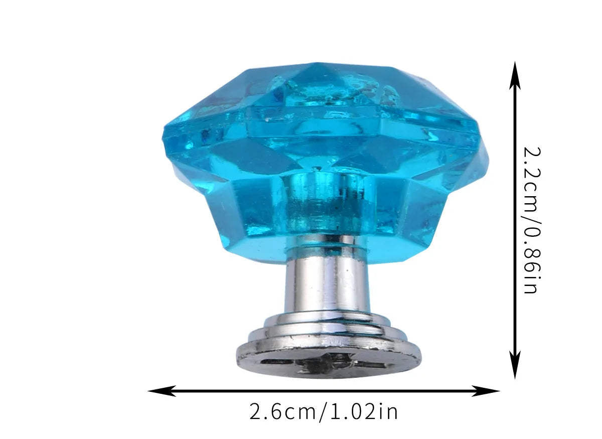 Acrylic Crystal Diamond Knobs