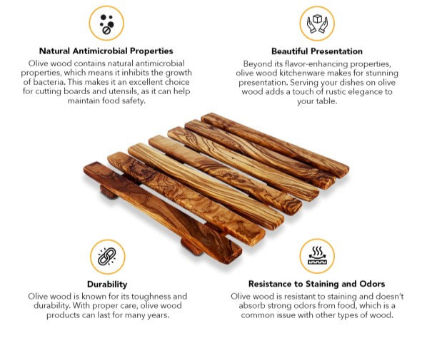 Olive Wood Trivet