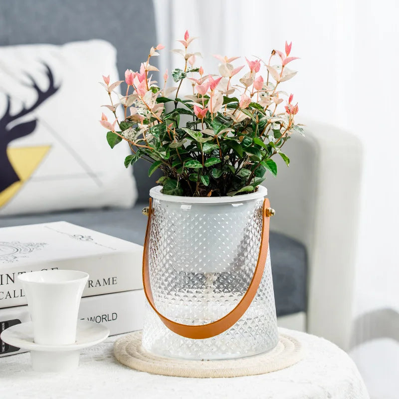Self Watering Plastic Flower Pot