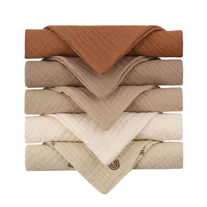 Muslin Wash Cloths for Babies (5 pieces)