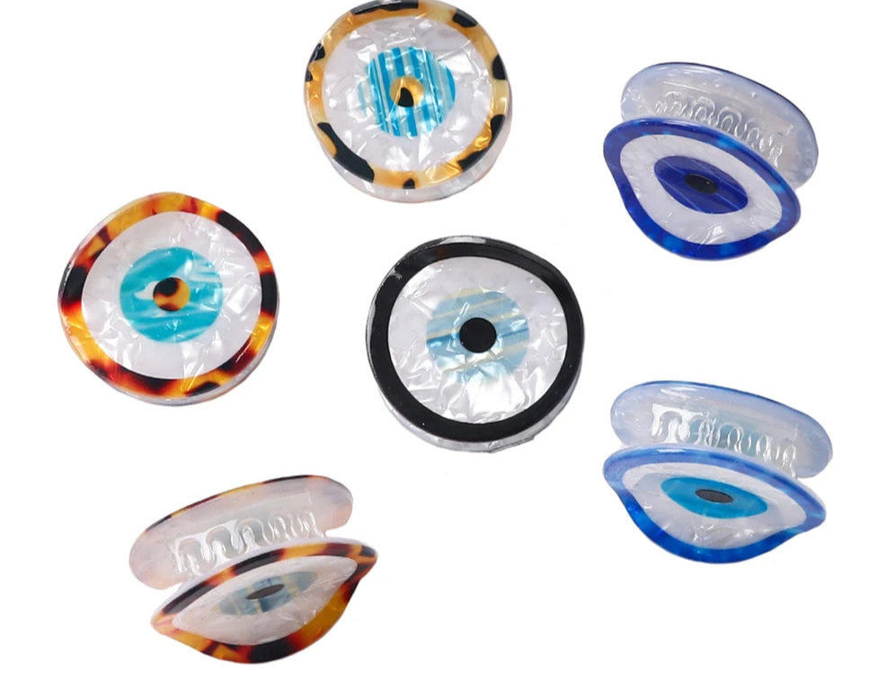 Evil Eye Hair Clips