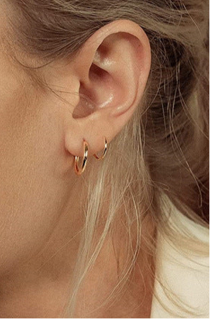 Stainless Steel Spiral Earrings