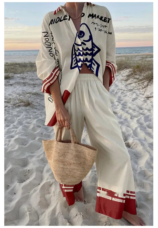 Two-Piece Seaside Set