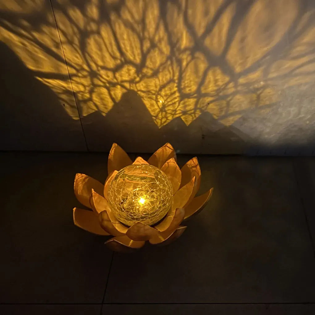 Lotus Shaped Garden Solar Light