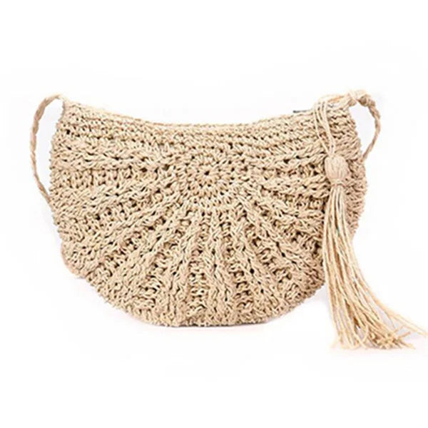 Straw Beach Bag (various options)