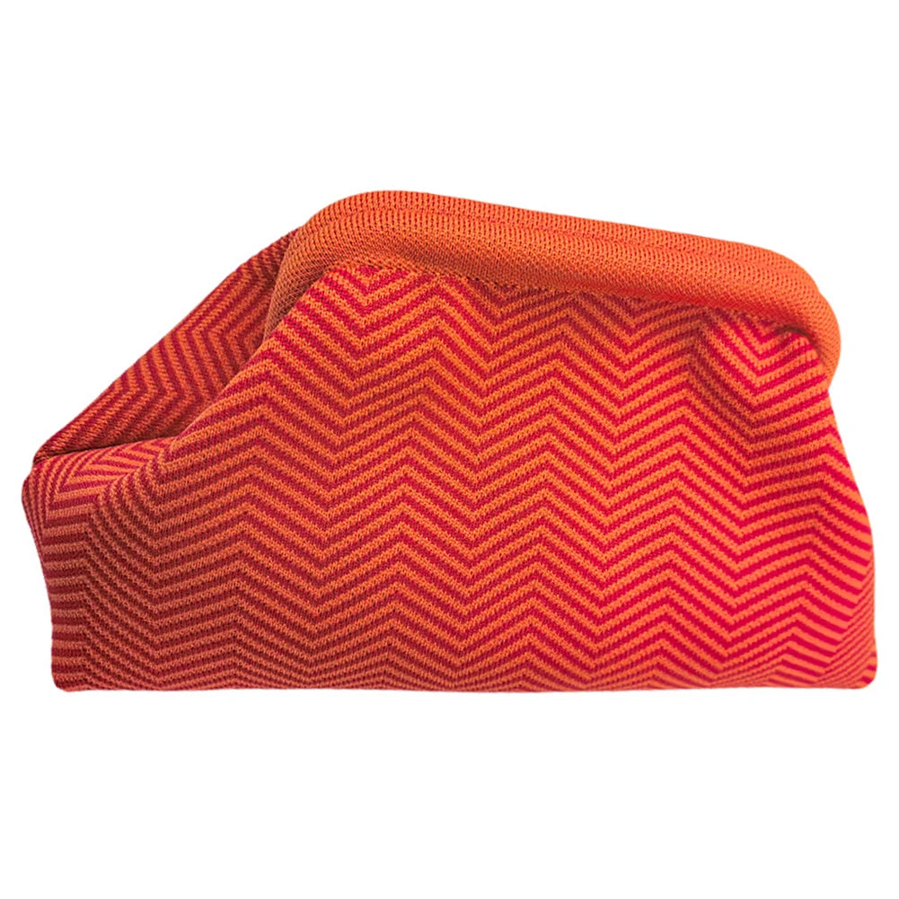 Summer Striped Beach Clutch