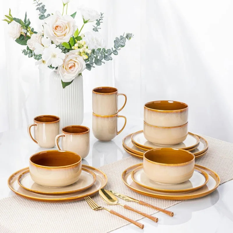 12 Piece Ceramic Dinnerware Set