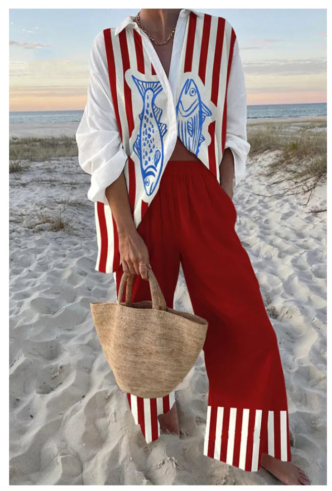 Two-Piece Seaside Set