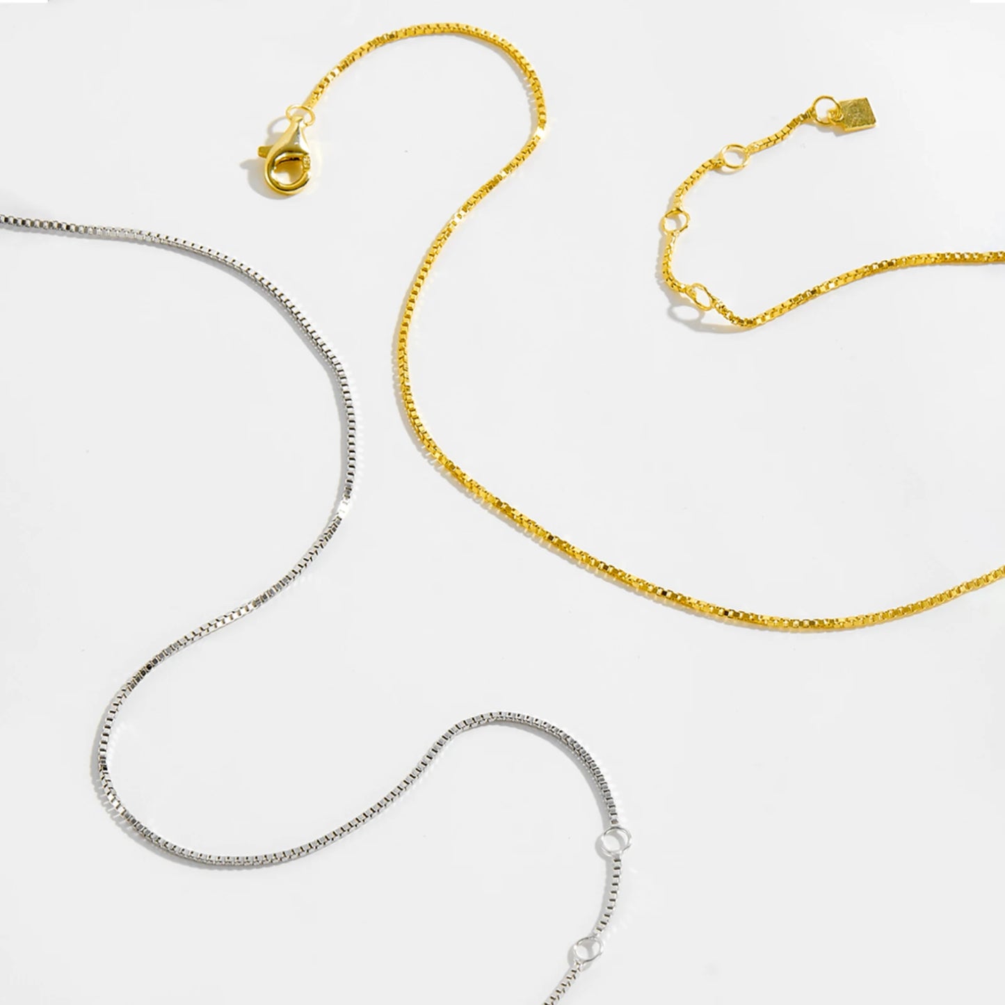Sterling Silver & Gold-plated Anklets (6 options)
