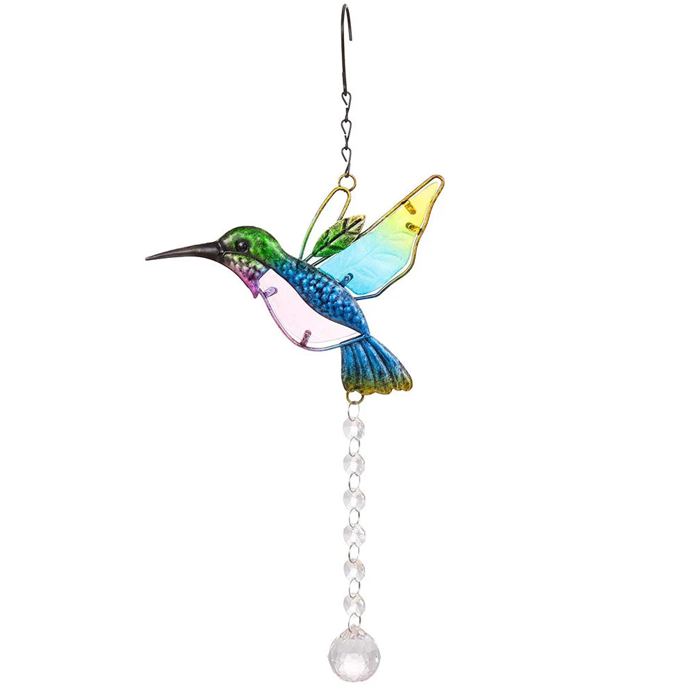 Hummingbird Sun Catcher Garden Decor
