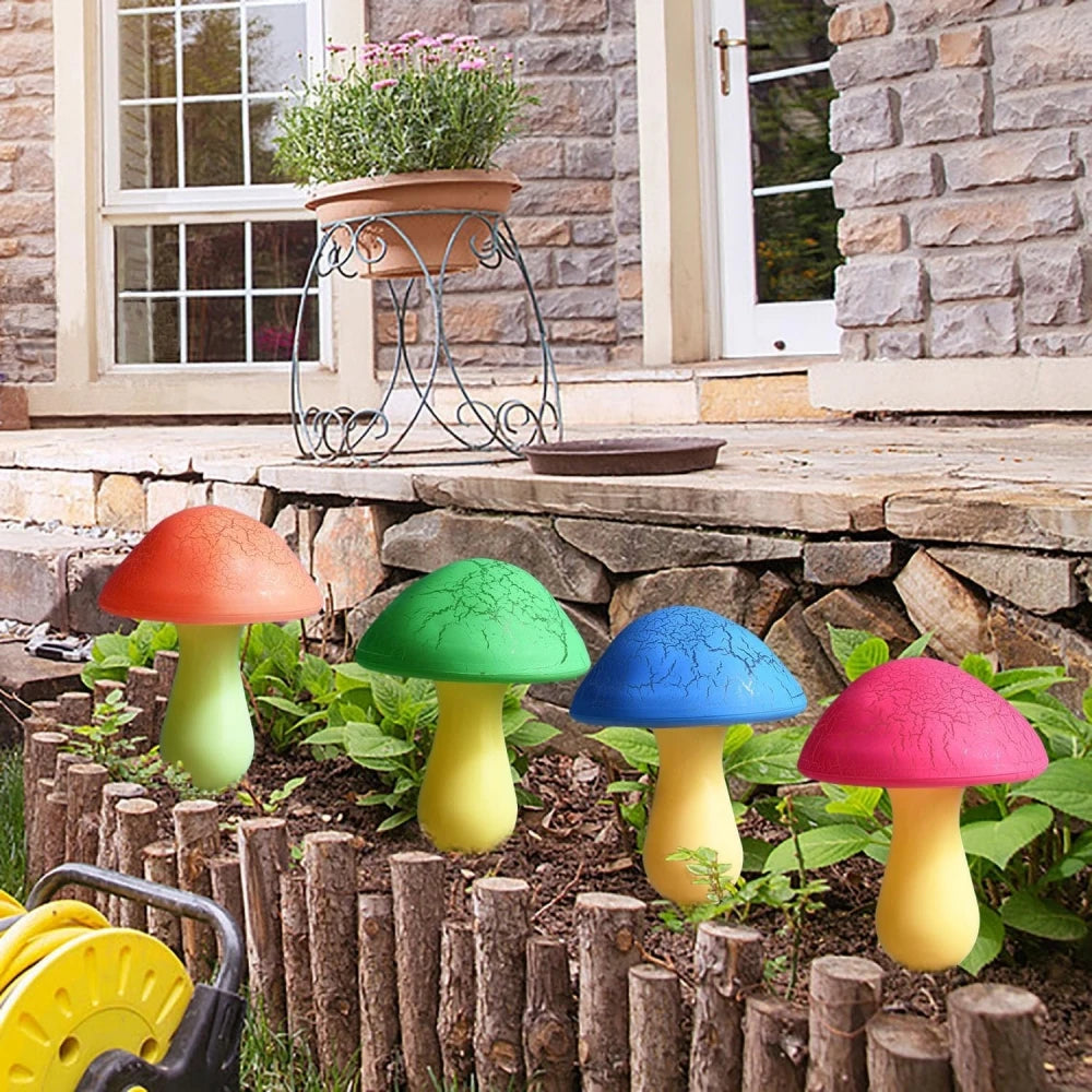 Solar Outdoor Mushroom Garden Light
