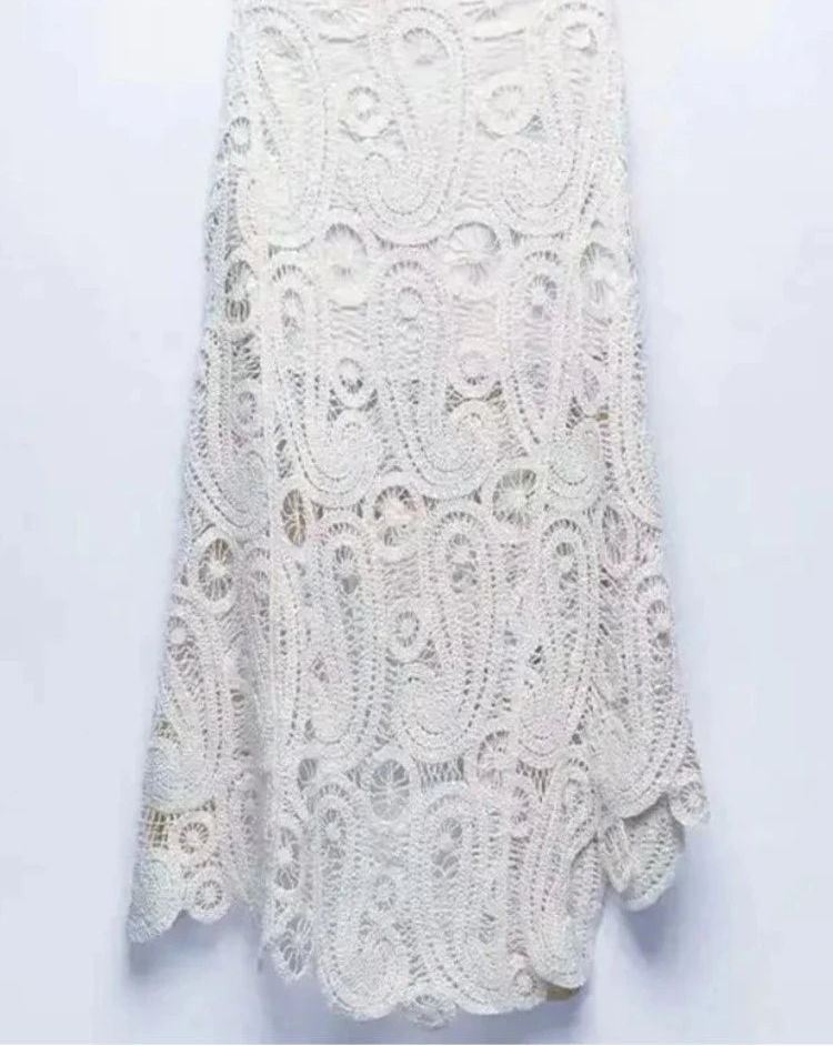 Crochet Top & Skirt Set