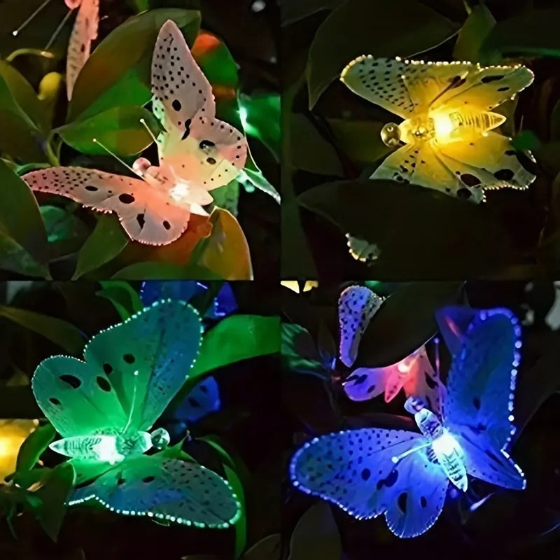 Fiber Optic Butterfly Lights (Solar Powered)