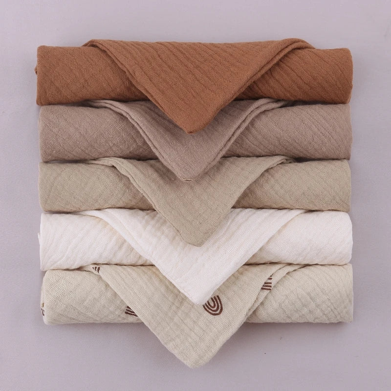 Muslin Wash Cloths for Babies (5 pieces)