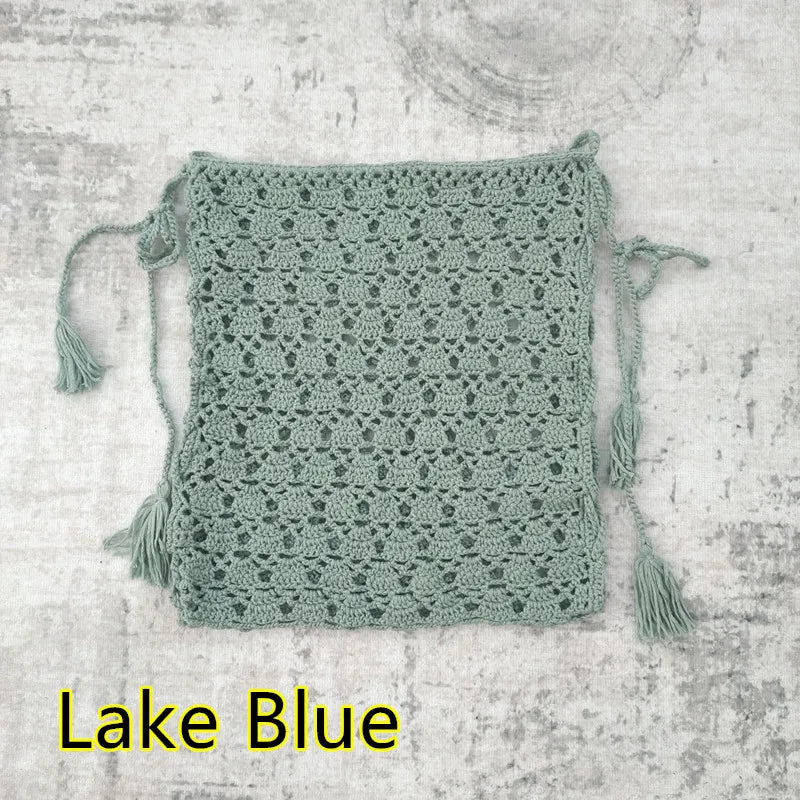 Hand Crochet Mini Swim Skirt Cover Up