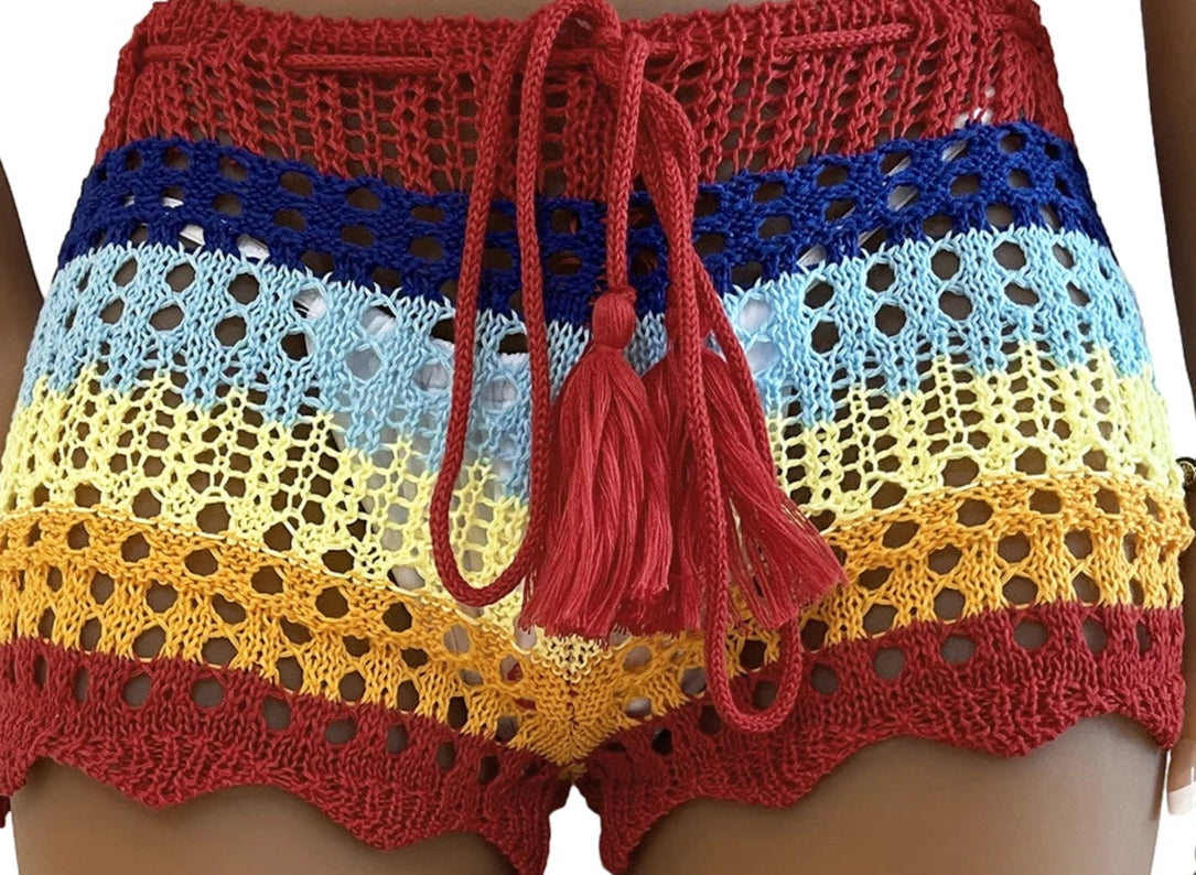 Crocheted Beach Shorts
