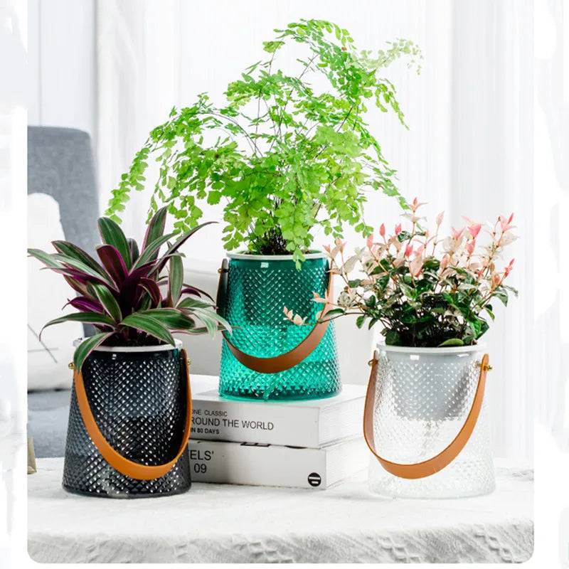 Self Watering Plastic Flower Pot