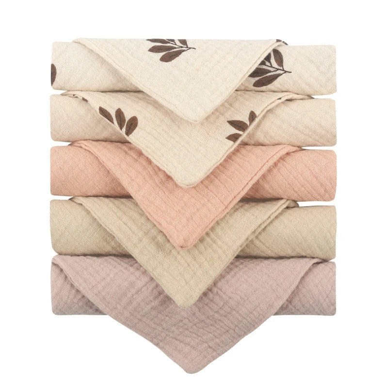 Muslin Wash Cloths for Babies (5 pieces)