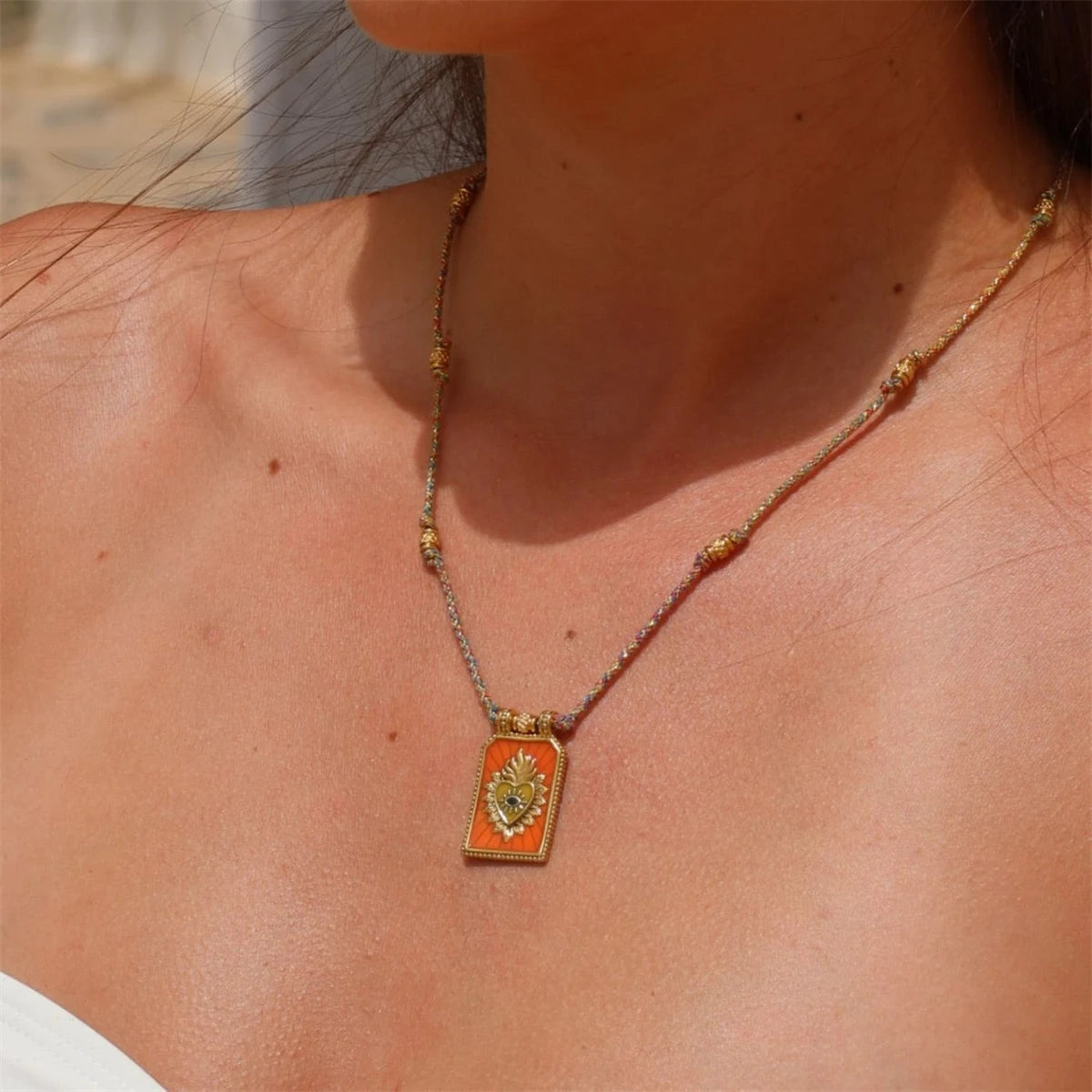 Love Tarot Card Pendant Necklace