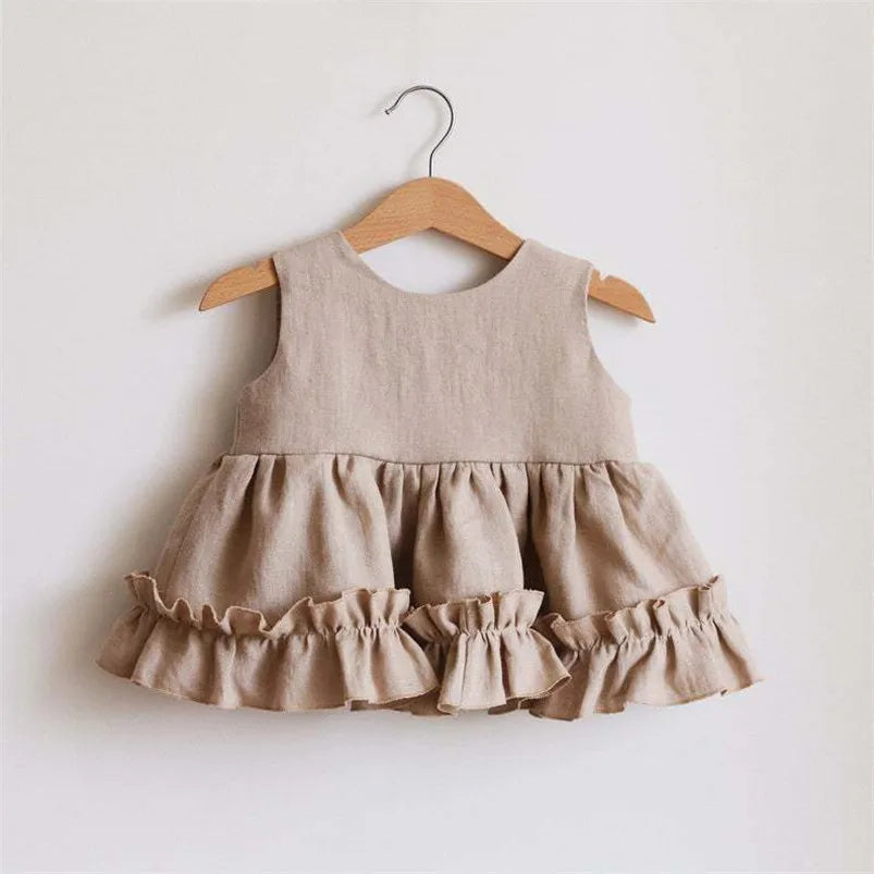 Baby Girls Ruffled Dress & Bloomers