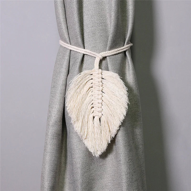 Macrame Curtain Tiebacks