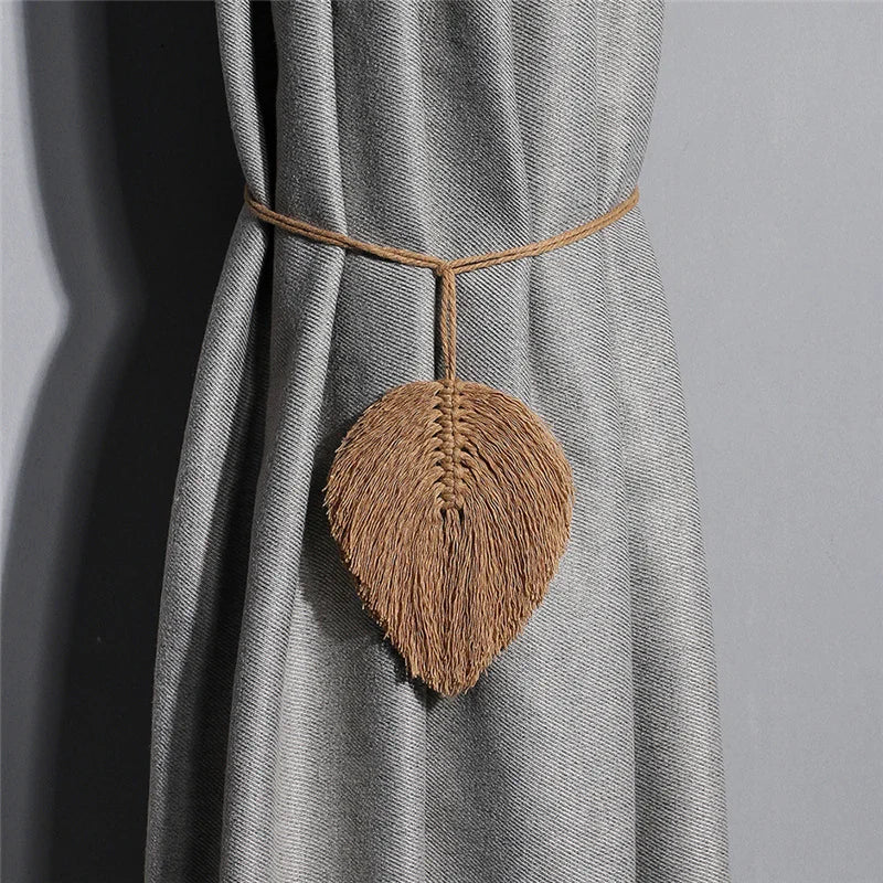 Macrame Curtain Tiebacks