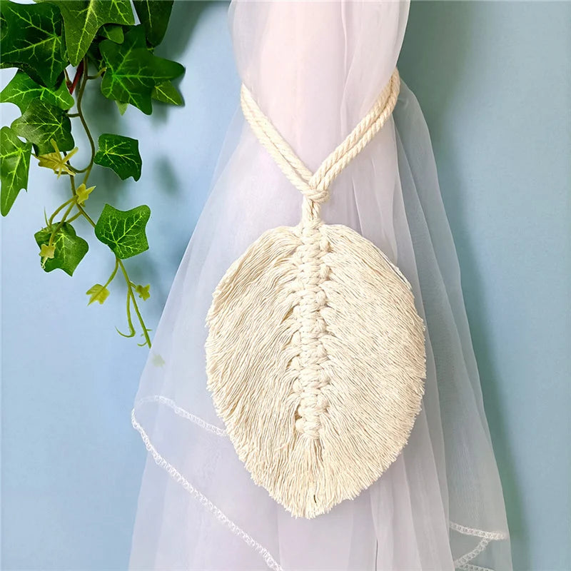 Macrame Curtain Tiebacks