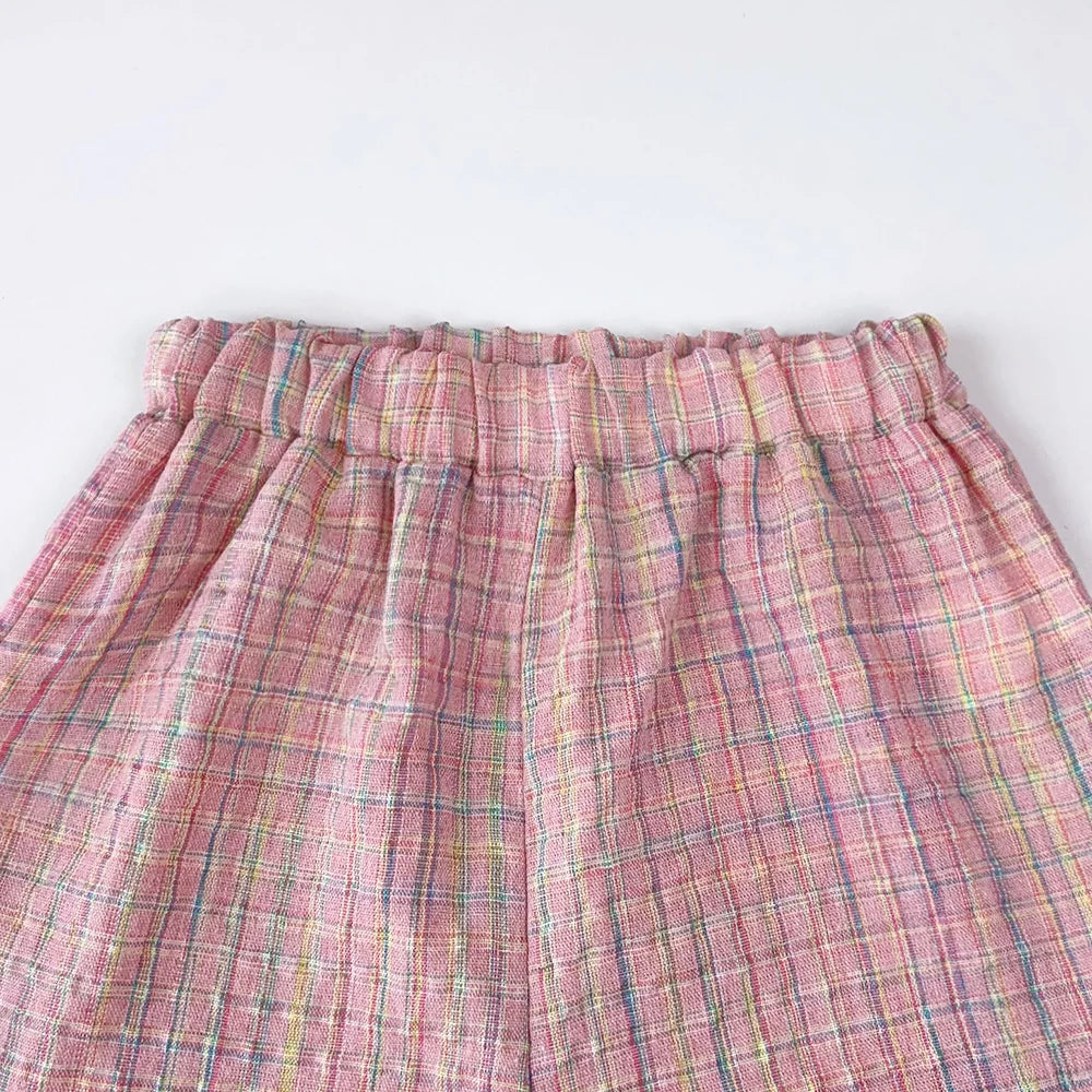 Girl's Pink Two-piece Set