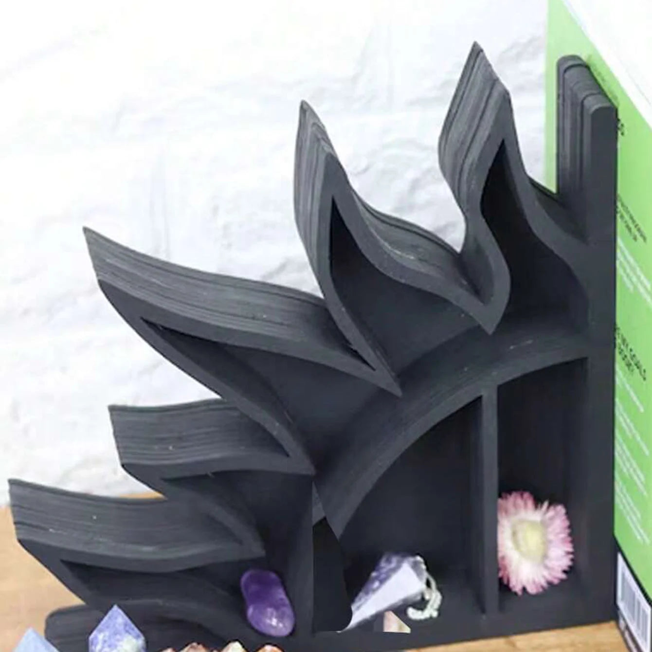 Sun & Moon Crystal Storage Bookends