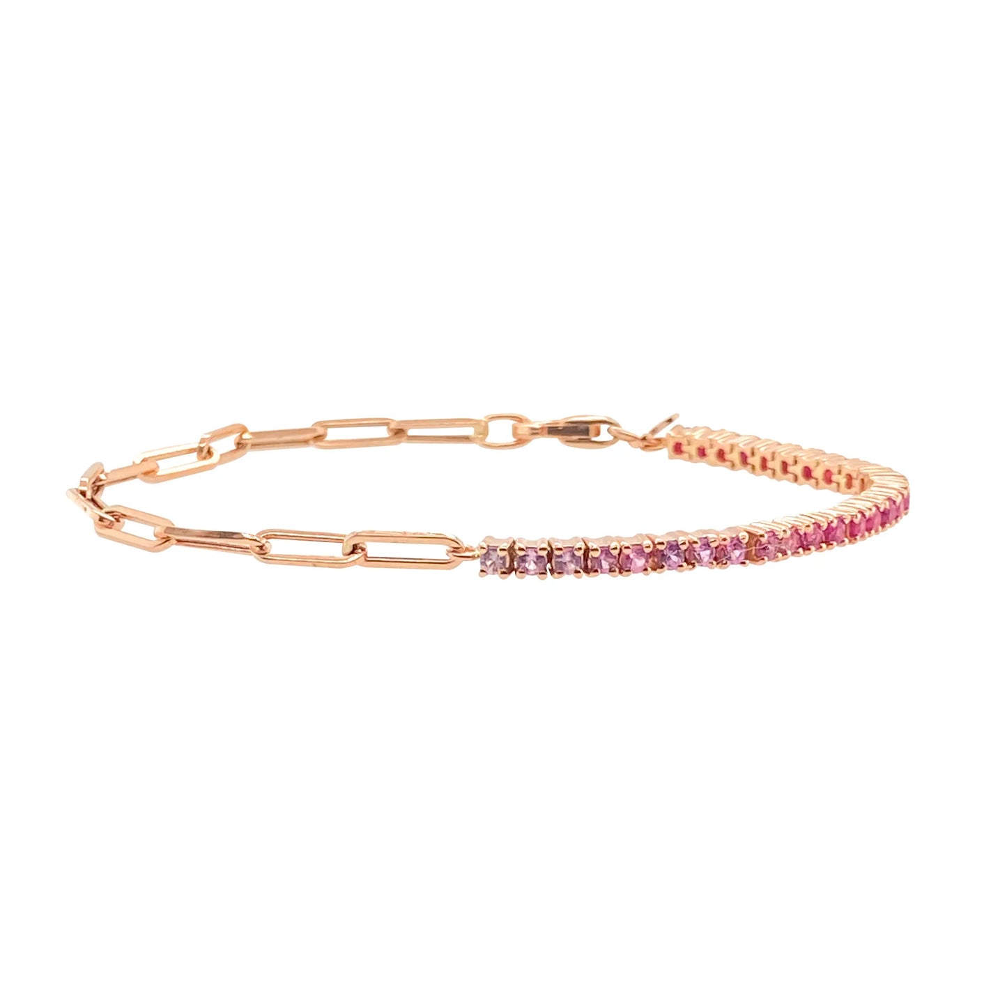 Copper & Cubic Zirconia Tennis Bracelets