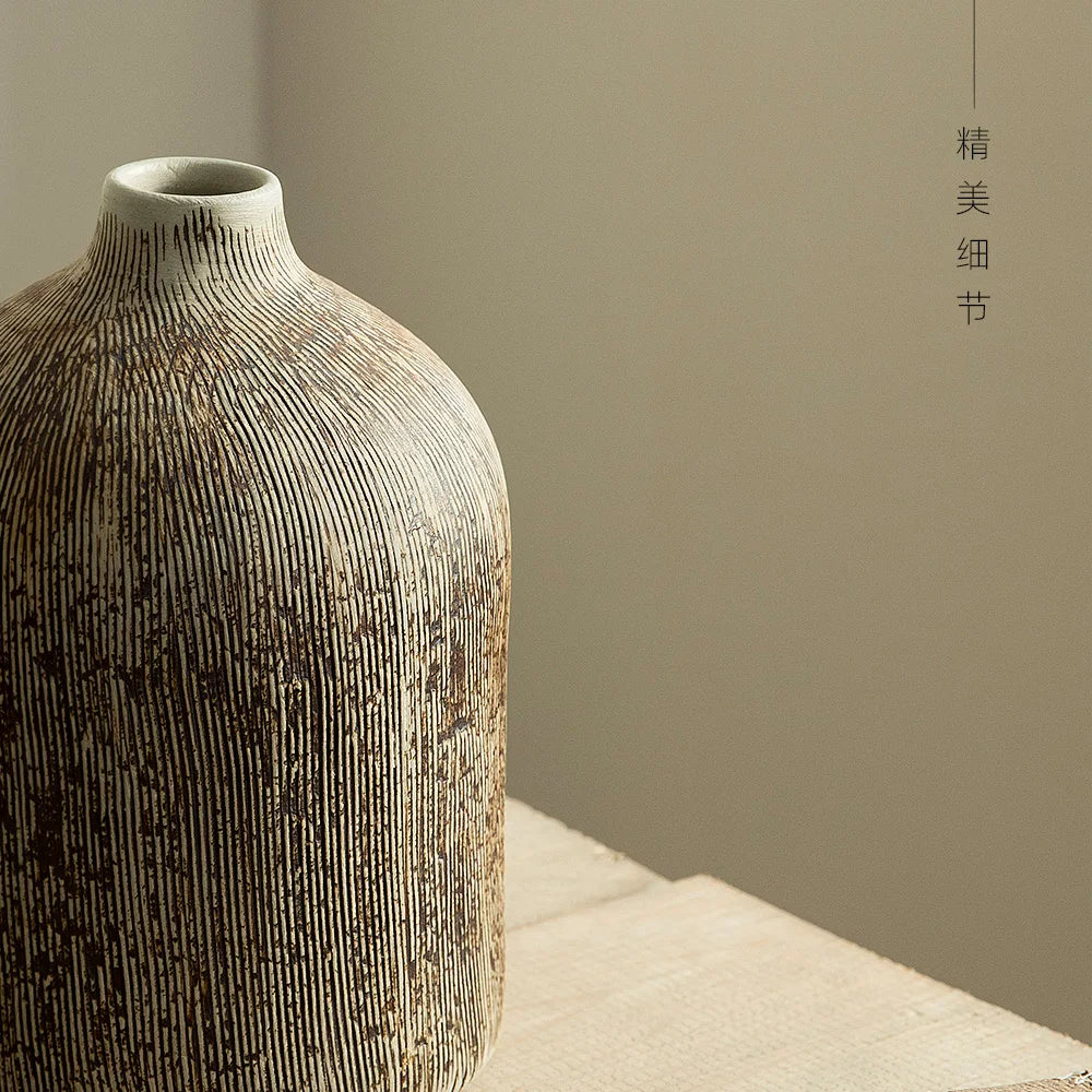 Lined Ceramic Vase (3 options)
