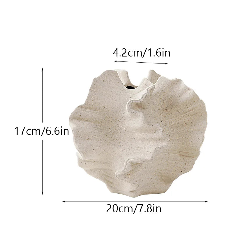 Textured Coral Vase