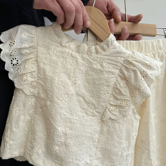 Girls Two Piece Set (Top & Skirt)