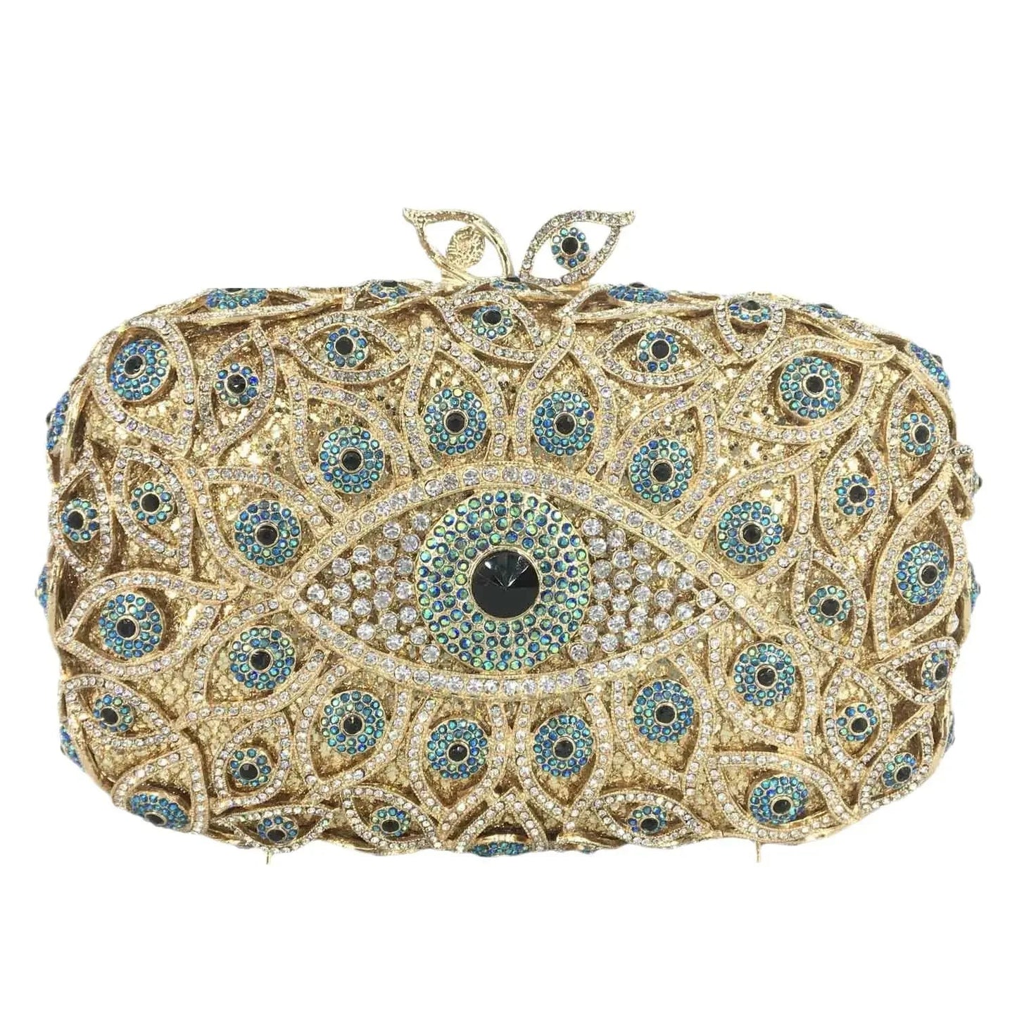 Evil Eye Crystal Minaudiere