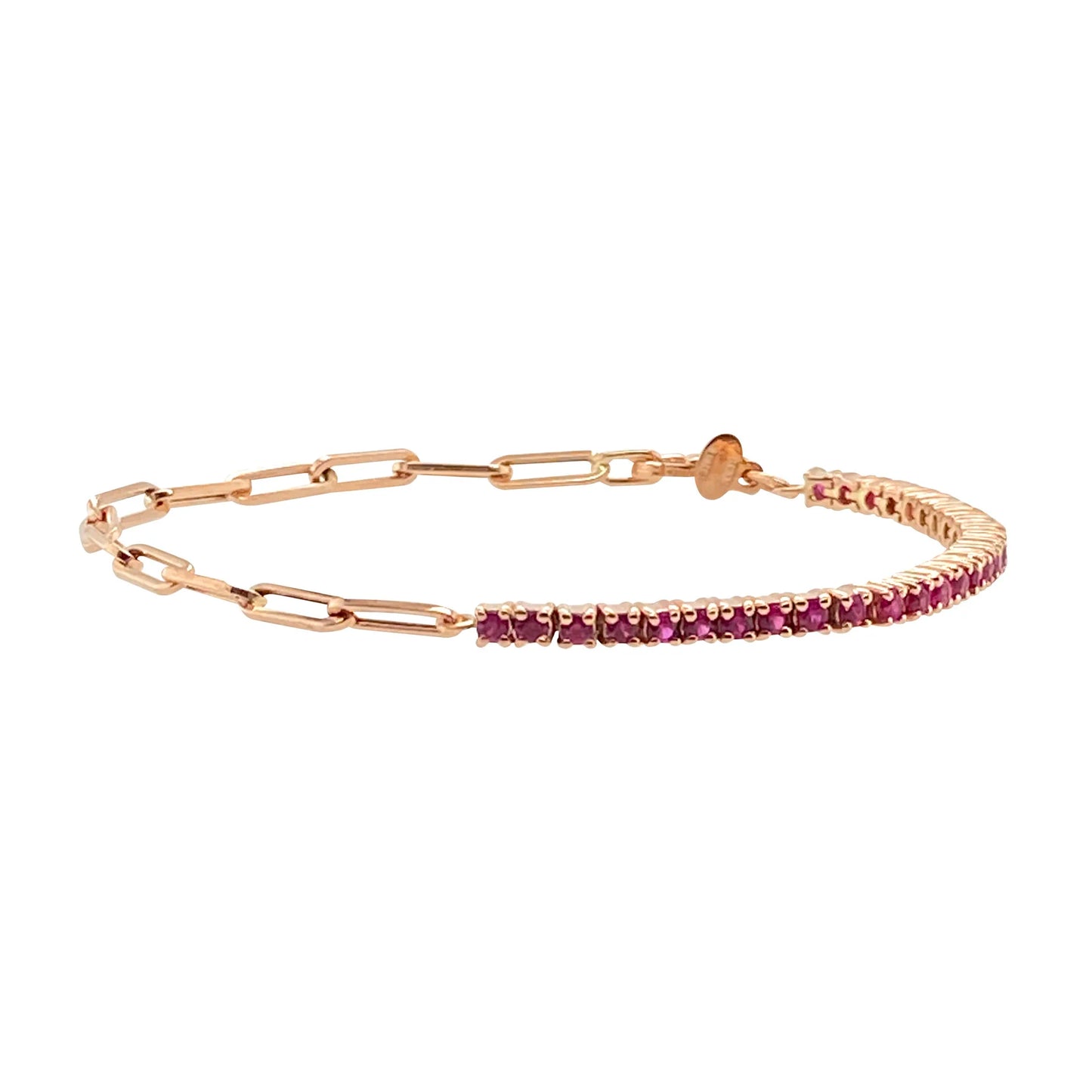 Copper & Cubic Zirconia Tennis Bracelets