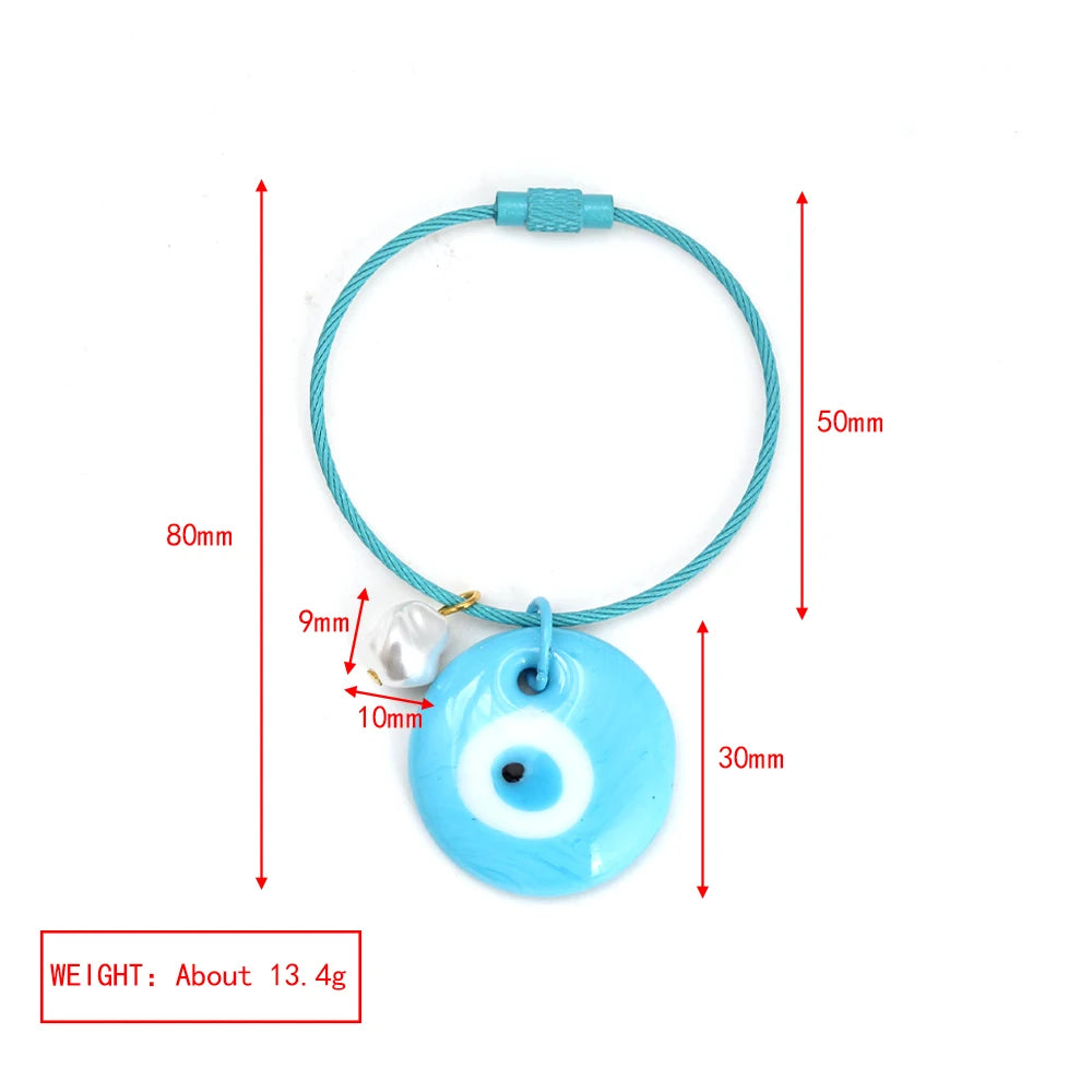 Evil Eye Bookbag Charm/Keychain