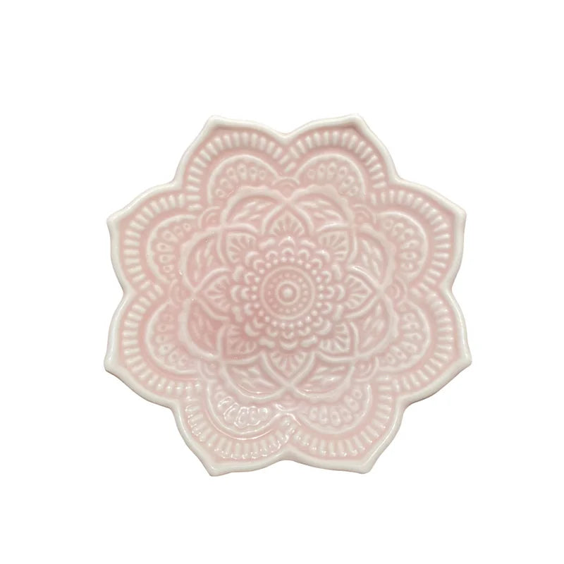 Mandala Ceramic Trinket Tray