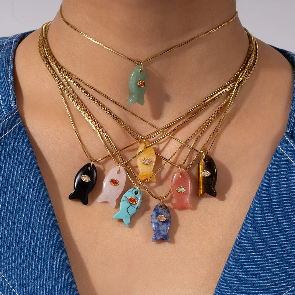 Fish Stainless Steel Necklace