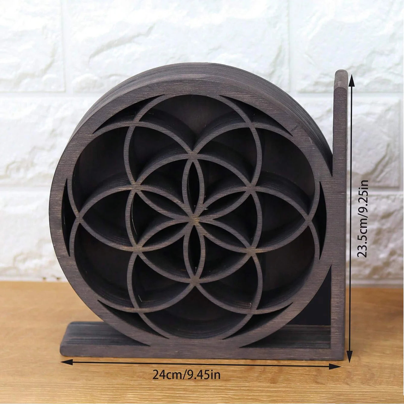Sun & Moon Crystal Storage Bookends