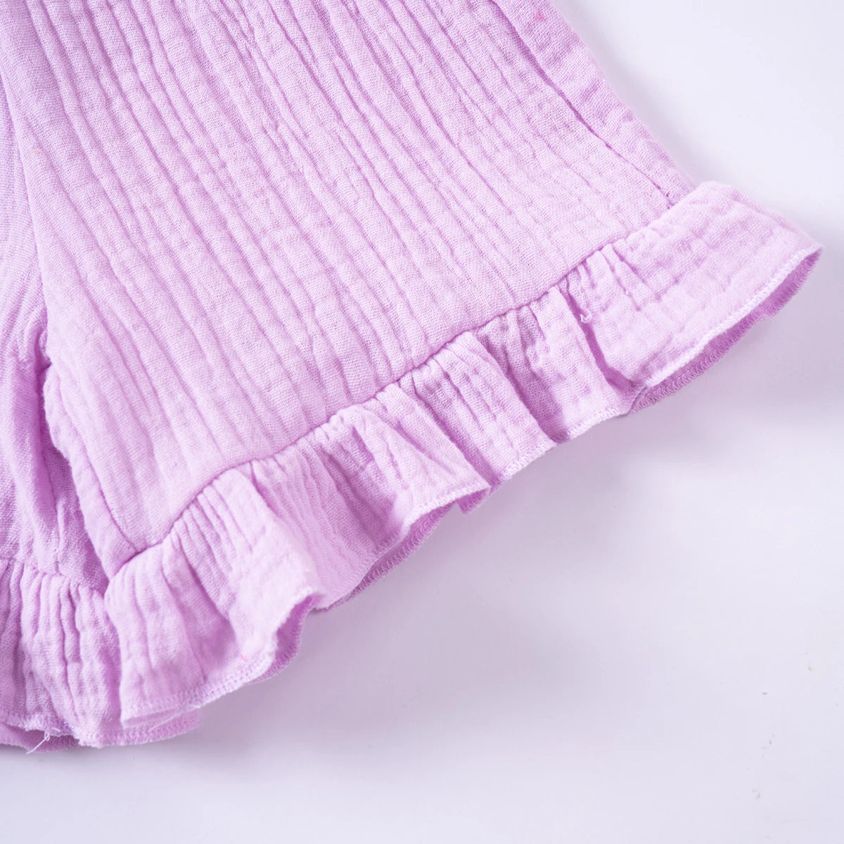 Girls Muslin Two Piece Set
