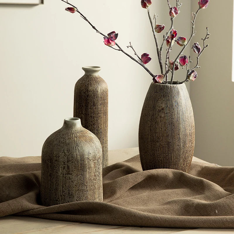 Lined Ceramic Vase (3 options)