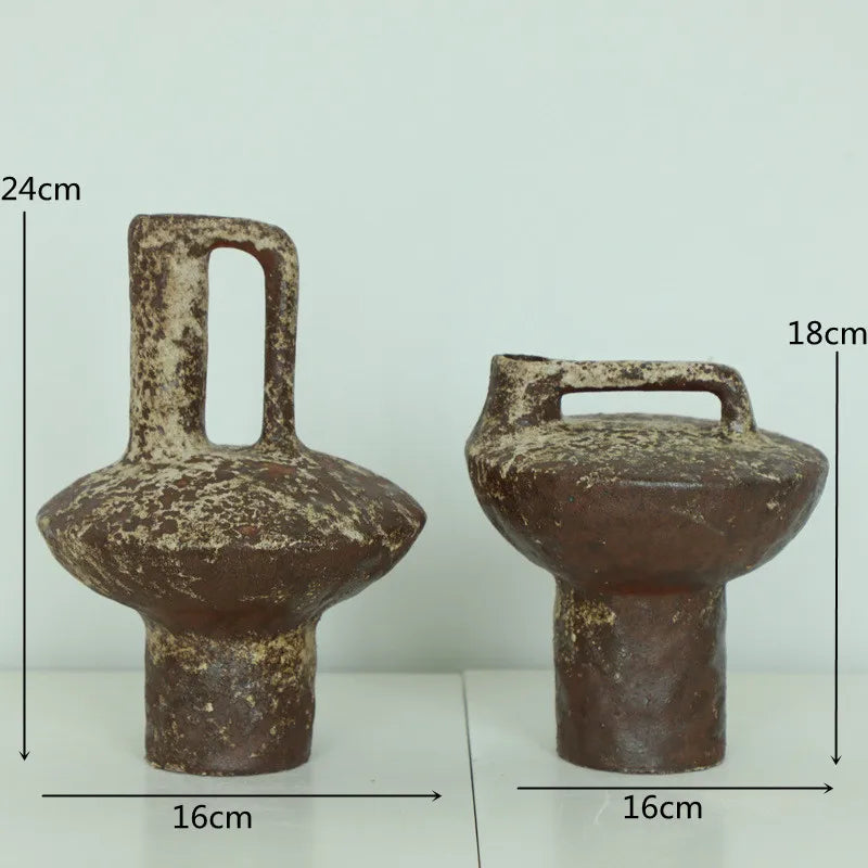 Textured Ceramic Vase (9 style options)