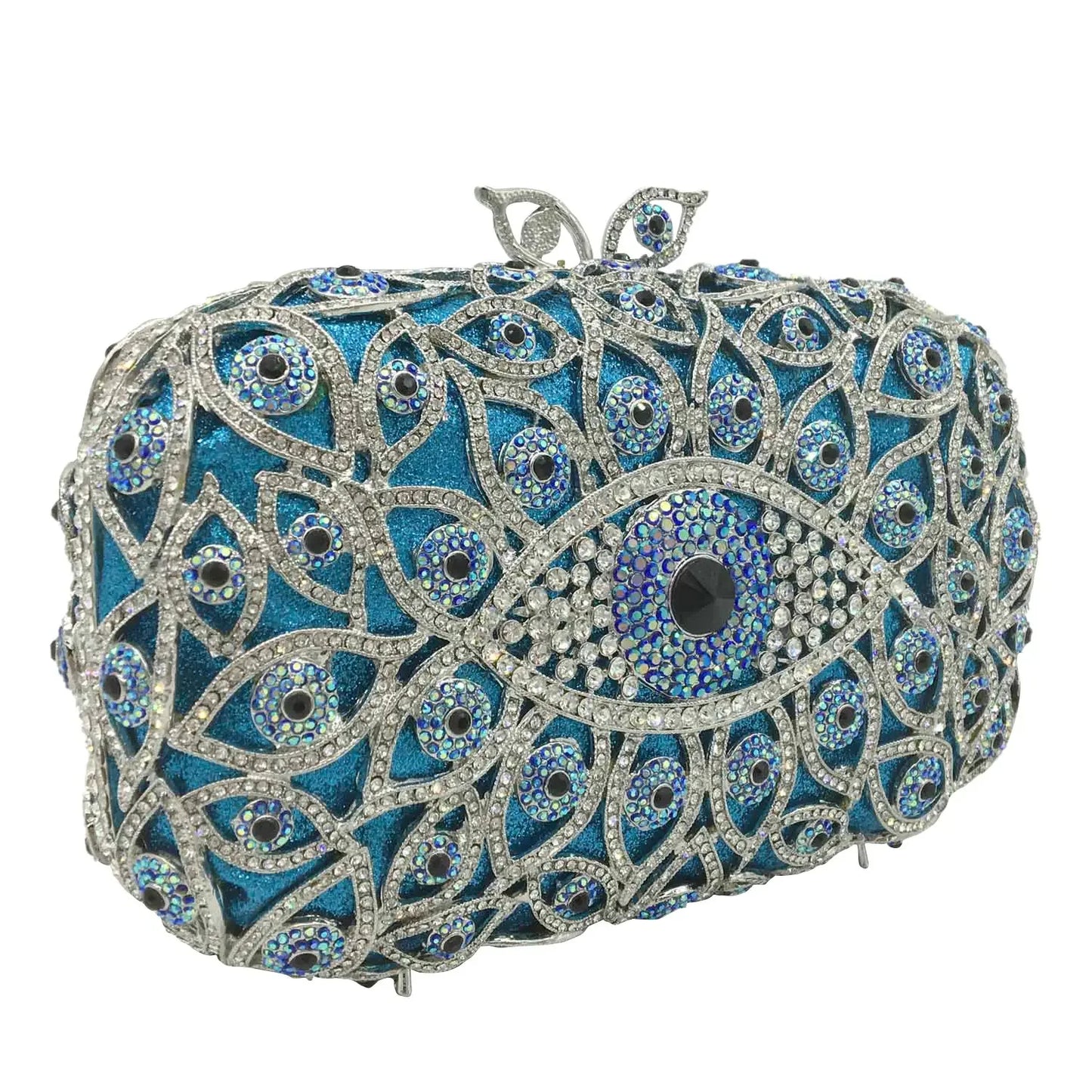 Evil Eye Crystal Minaudiere