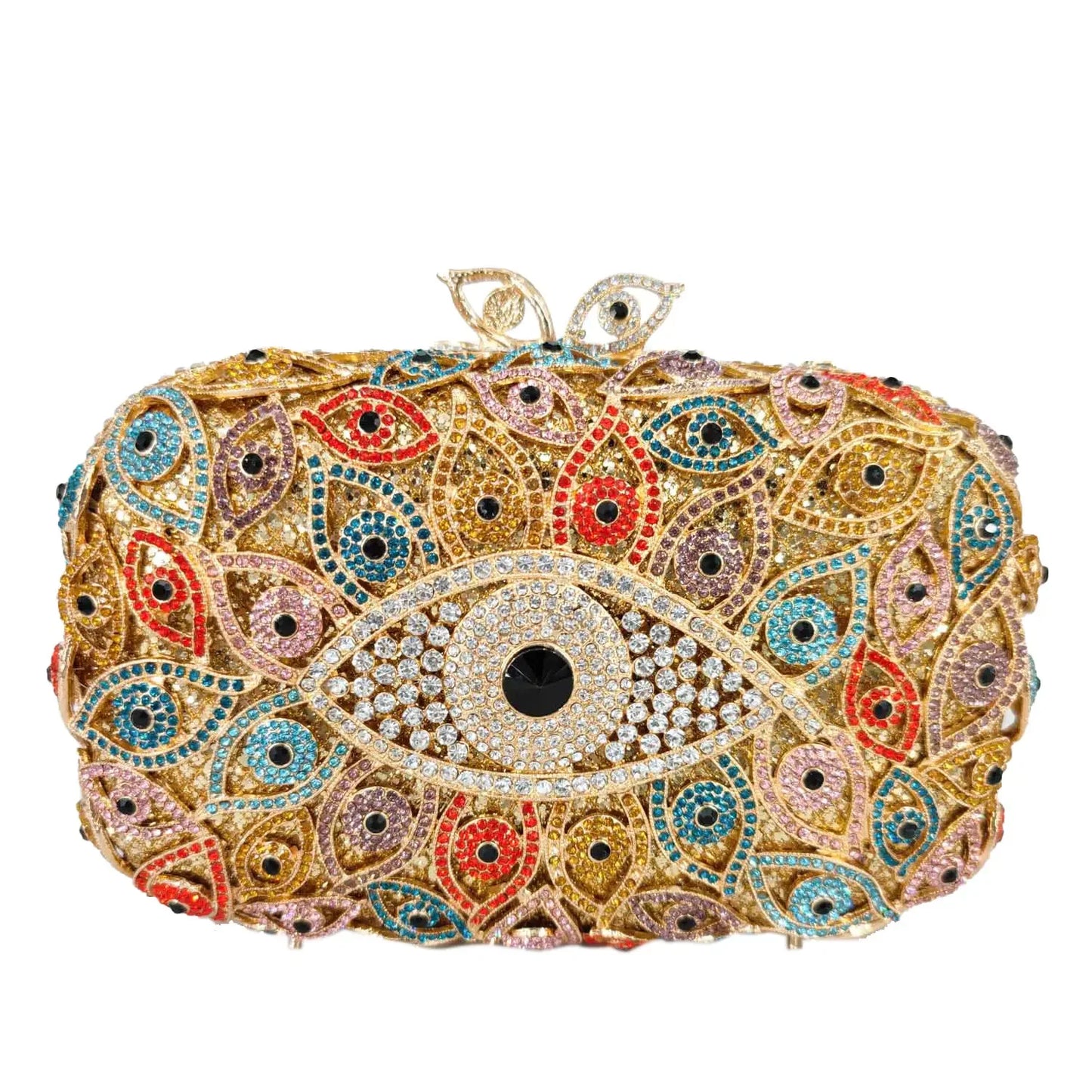 Evil Eye Crystal Minaudiere