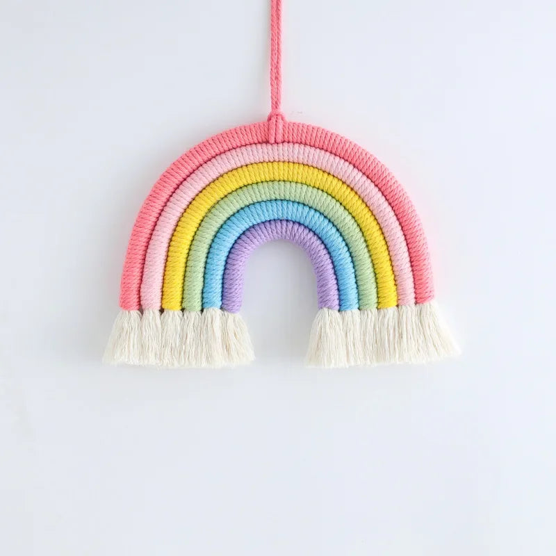 Rainbow Macrame Wall Hanging
